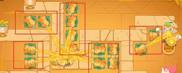 《保卫萝卜4》法老归来第77关攻略