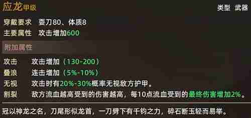 大侠立志传刀修神兵有哪些 大侠立志传刀修神兵介绍