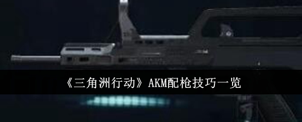 《三角洲行动》AKM配枪技巧一览