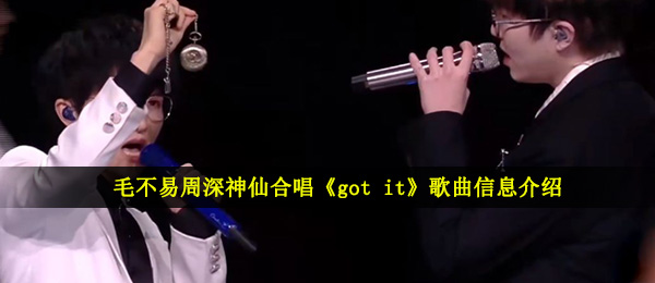 ⽑不易周深神仙合唱《got it》歌曲信息介绍