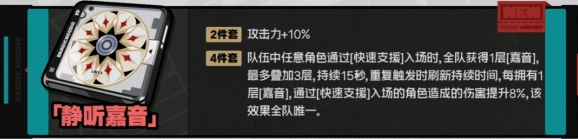 绝区零静听嘉音驱动盘有什么效果 静听嘉音驱动盘属性效果介绍